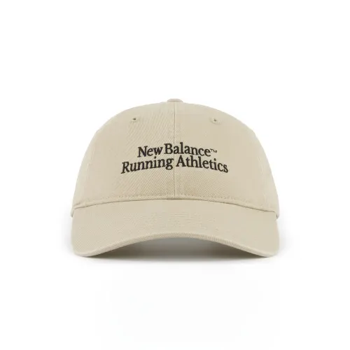 New Balance Embroidery Print Baseball Caps Unisex Light Umber