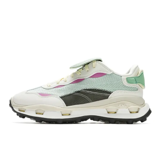 FILA KM2 Casual Shoes Women's Low-Top Sage Green/Tofu White
