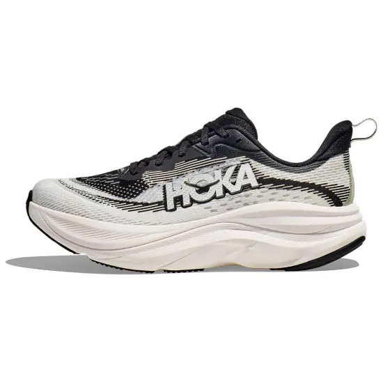 HOKA ONE ONE Anti Slip Wear Resistant Low Top Casual Running Shoes Women's White Black