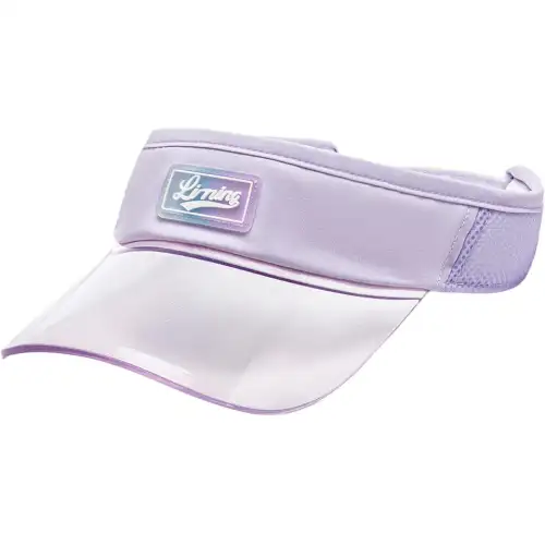 Li Ning Polyester, Elastane, Polyurethane Sun Protection Hats Kids' Light Lilac