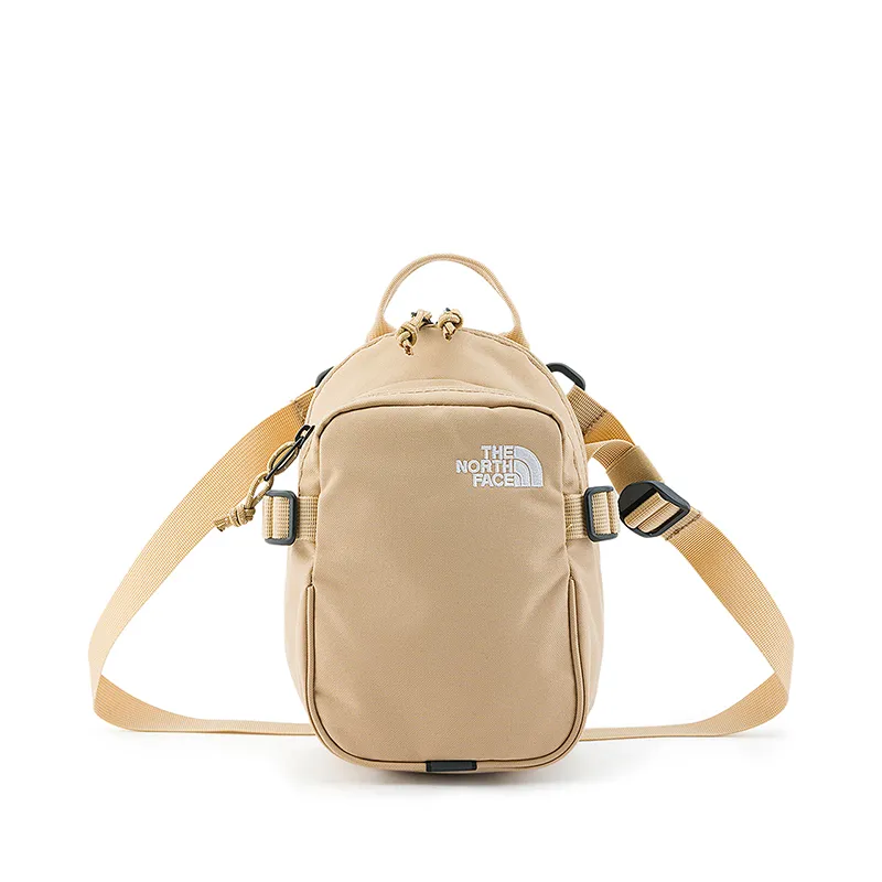 THE NORTH FACE 3L One Shoulder Crossbody Outdoor Bag Polyester Stone Tan Unisex
