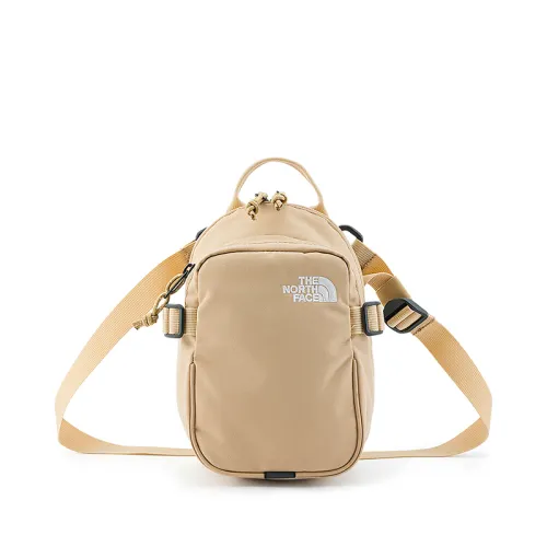 THE NORTH FACE 3L One Shoulder Crossbody Outdoor Bag Polyester Stone Tan Unisex