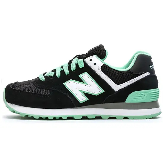 New Balance NB 574 Running Shoes Women's Low-top Black/Green