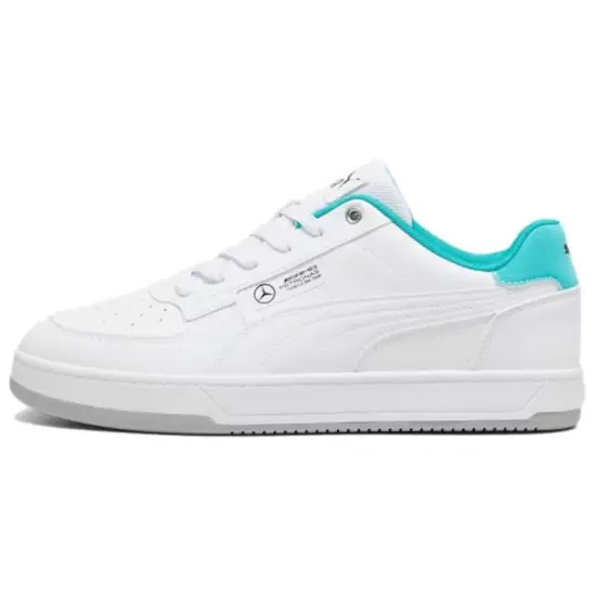 PUMA Mercedes Amg Anti-Slip And Wear-Resistant Breathable Low-Top Skateboard Shoes Unisex White