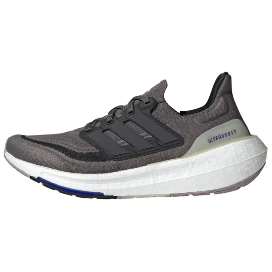 Adidas Ultraboost Light Cushioned Wear Resistant Breathable Moisture Wicking Low Top Running Shoes Men's Black White