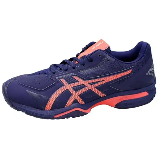 Asics Prestigelyte 4 Oc Tennis Shoes 'Peacoat Flash Coral '
