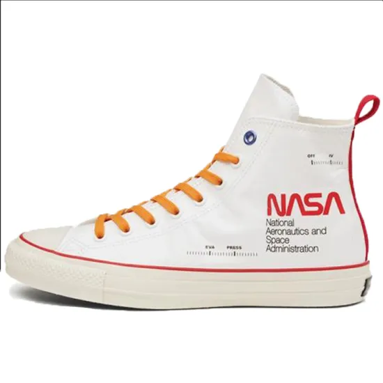 Converse Chuck Taylor All Star 100 Hi Spacesuit NASA White Orange