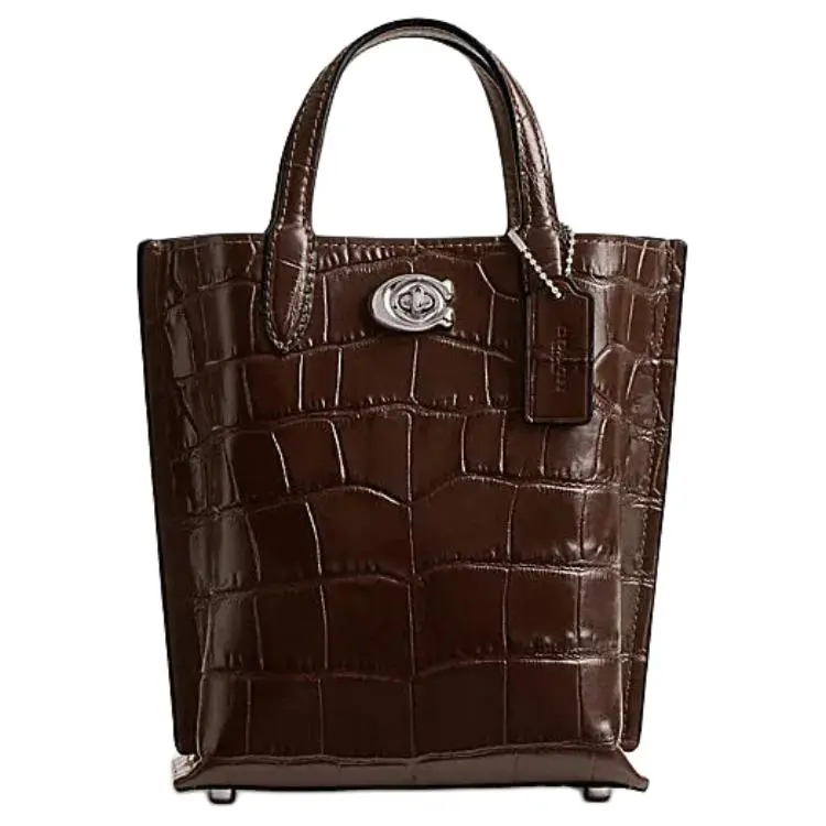 COACH Willow Cow Leather Tote Bag, Shopping Bag, Handbag Small Women's Maple Leaf