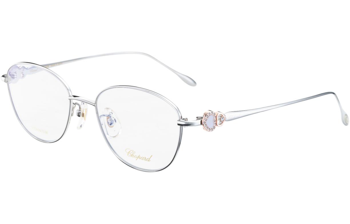 CHOPARD Chopard Exquisite Happy Hearts Happy Hearts Jewelry Series Pure Titanium Round Optical Frame Women's