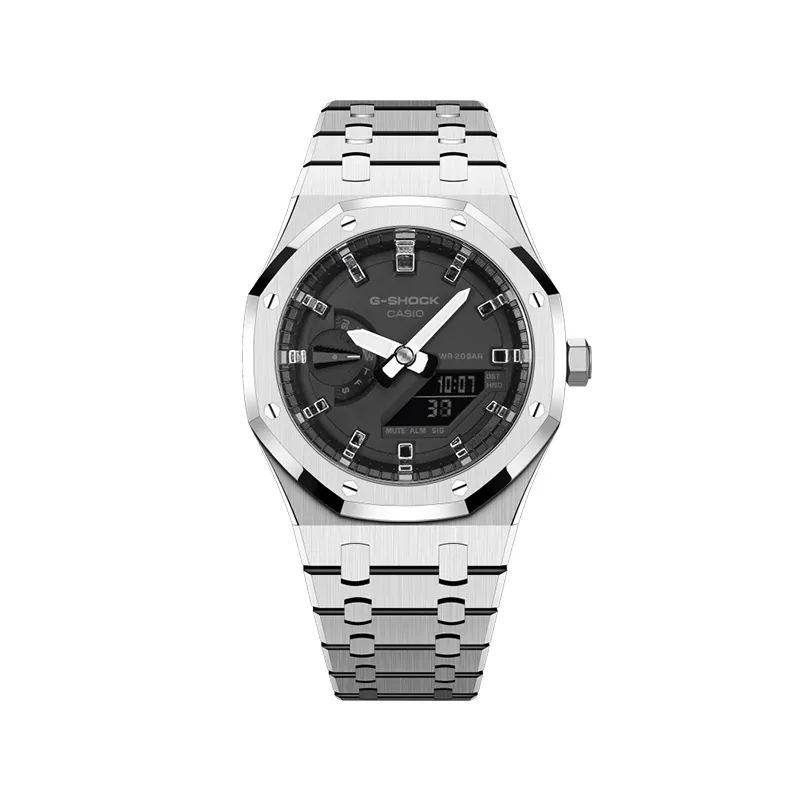 CASIO Unisex Liquid Crystal/Analog Dual Display Series 44.5mm Black Watch