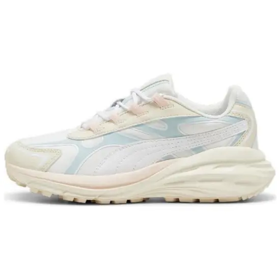 PUMA Hypnotic Anti Slip Wear Resistant Low Top Casual Shoes Unisex Beige Blue