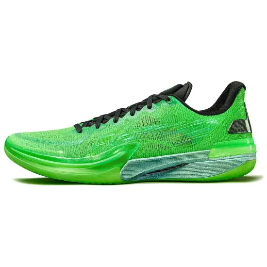 LINING Gamma Basketball Shoes Men Low-Top Green
