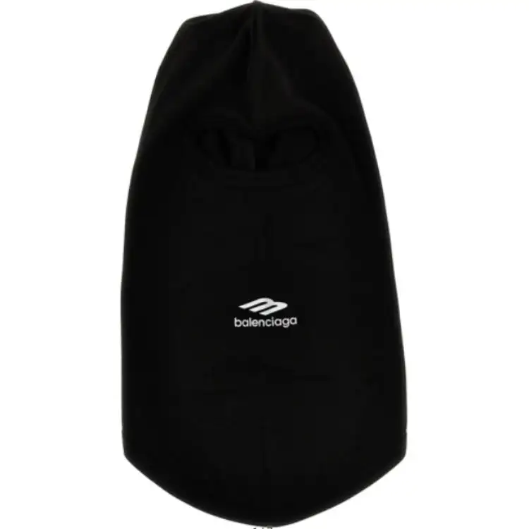 Balenciaga Cotton Sun Protection Masks Unisex Black