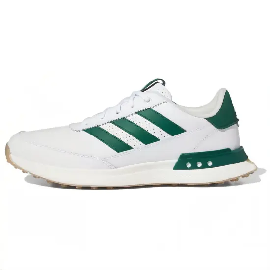 Adidas S2G Spikeless Leather 24 Golf Cloud White Collegiate Green Gum