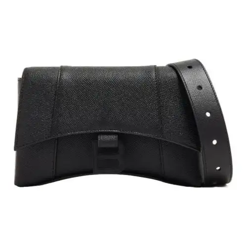 Balenciaga Logo Plaque Crossbody Bag