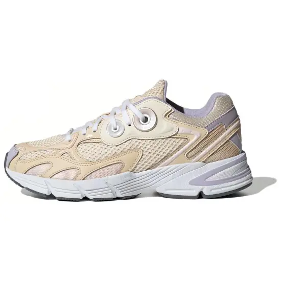 Adidas Originals Astir Cushioning Wear Resistant Low Top Casual Shoes Unisex Beige Silver