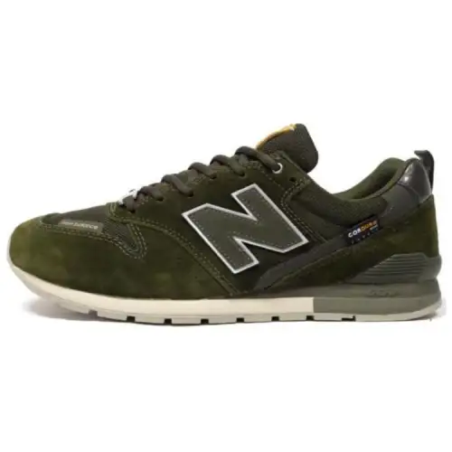 New Balance NB 996 Suede, Textile, Synthetic Leather Low top Running Shoes Men's Army Green