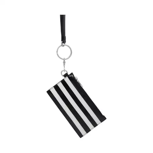 Balenciaga Adidas Originals Collaboration Sheepskin Card Holder Card Holder Unisex Black/White