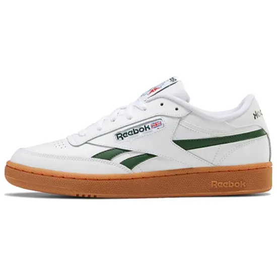 Reebok Club C Skateboarding Shoes Unisex Low-top White/Green