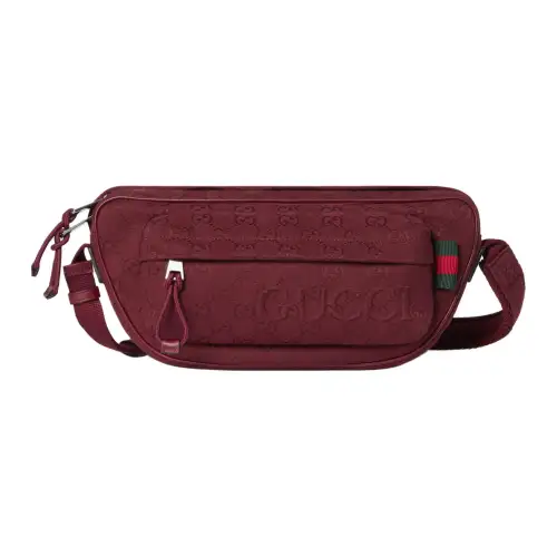 GUCCI OriginalGG Canvas Crossbody Bags Small Men's Red