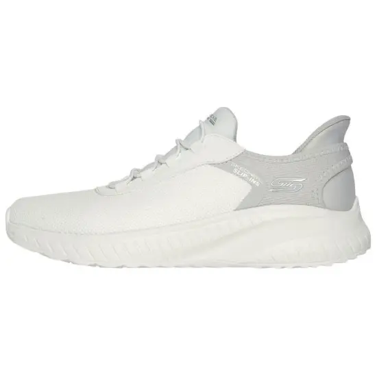 Skechers Slip Ins Slip-Resistant Lightweight Wear-Resistant Low-Top Running Shoes Men's White Gray