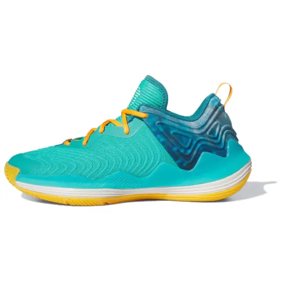 Adidas D Rose Son Of Chi Basketball Shoes Unisex Low-Top Cyan