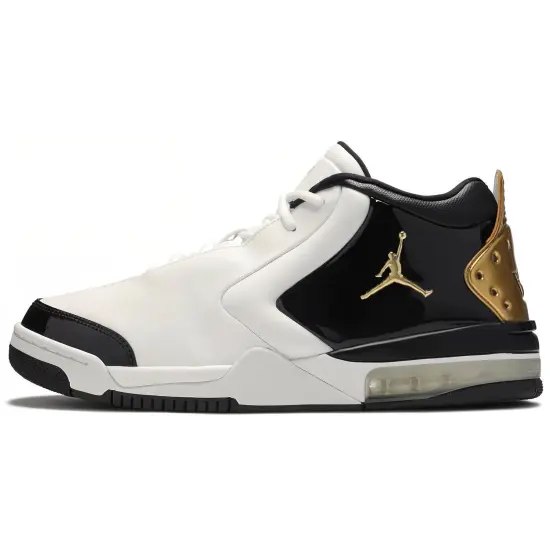 JORDAN Big Fund Premium White Metallic Gold