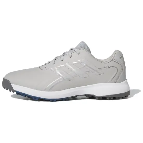 Adidas Traxion Golf Shoes Men Low-Top Gray