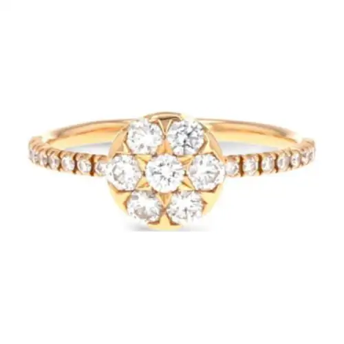 Cartier 18kt Rose Gold Etincelle Ring
