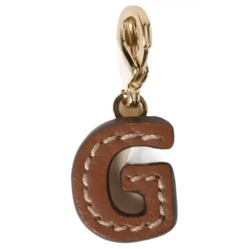 MIU MIU Leather Necklace/Pendant Women's Cognac