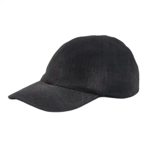 PRADA Cotton Baseball Caps Men's Black
