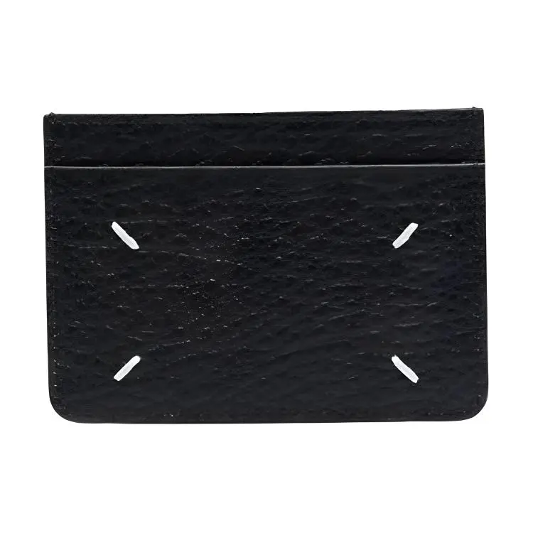 Maison Margiela Leather Card Holder Men's Black
