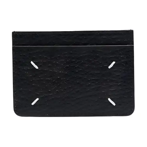 Maison Margiela Leather Card Holder Men's Black