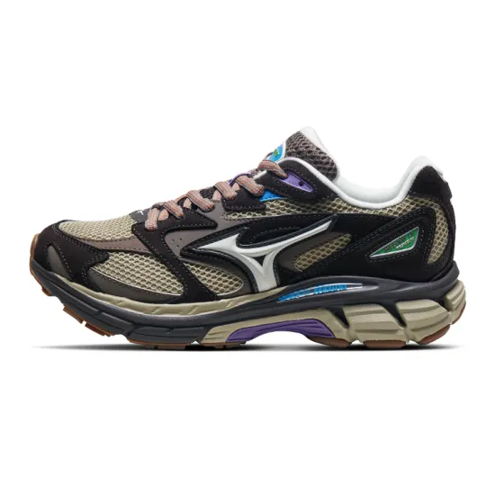 Mizuno Running Shoes Unisex Low-Top Tree Yellow/Dark Brown/Light Brown