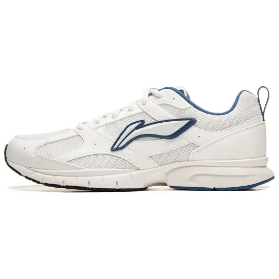 LINING R037 Running Shoes Men Low-Top Mist White/Indigo