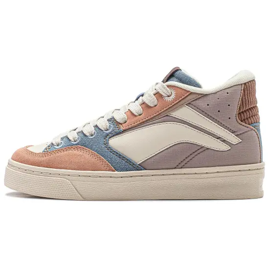 LiNing Wave 180 Wear-resistant And Lightweight Mid-Top Skateboard Shoes Women's