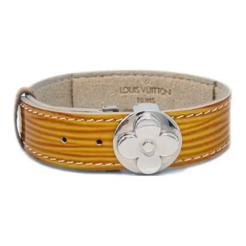LOUIS VUITTON Pre Owned 1999 Good Luck Leather Bracelet