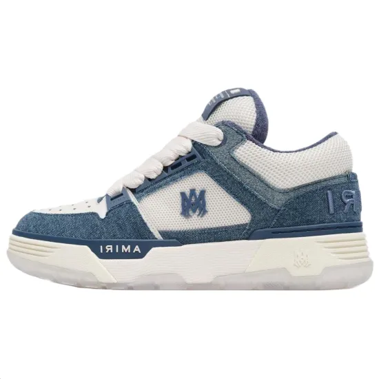 AMIRI MA-1 Skateboard Shoes Men Low-Top Blue
