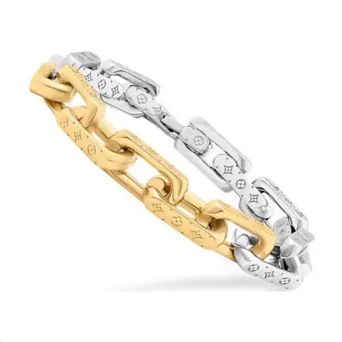 LOUIS VUITTON Monogram Chain Bracelet