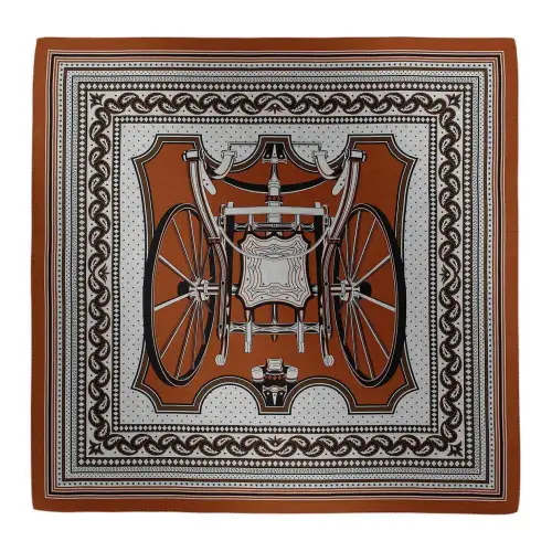 HERMES Cashmere, Silk Shawls Unisex Brown