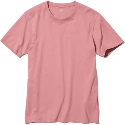UNIQLO T Shirt Men's Peach Pink
