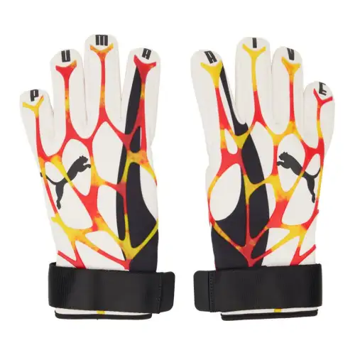 PUMA Fabric, Synthetic Material Gloves Men's White