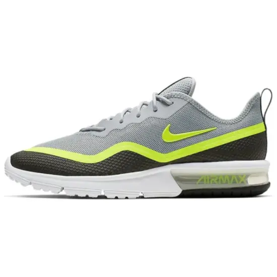 Nike Air Max Sequent Running Shoes Men Low-top Gray/Yellow
