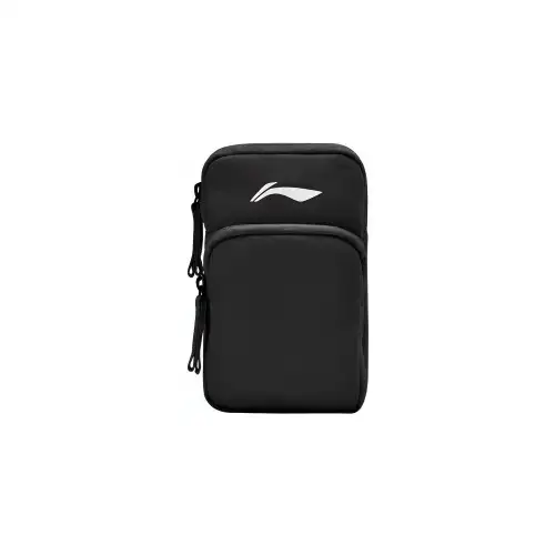 Li Ning Polyester Sports Handbag Unisex Black