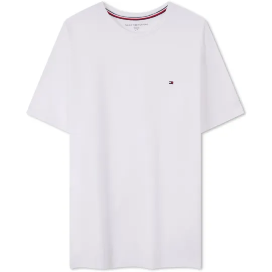 Tommy Hilfiger T Shirts Men's Crew Neck Moderate Straight Fit