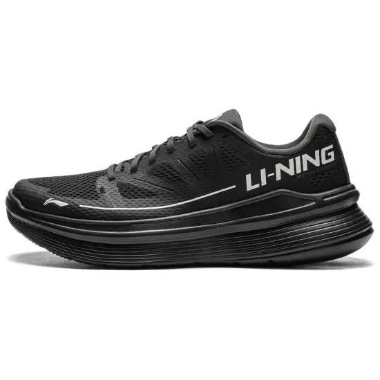LINING Ling Yue Running Shoes Men Low-Top Black