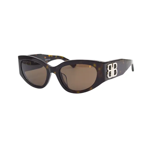 Balenciaga Plate Frame Cat Eye Sunglasses Women's
