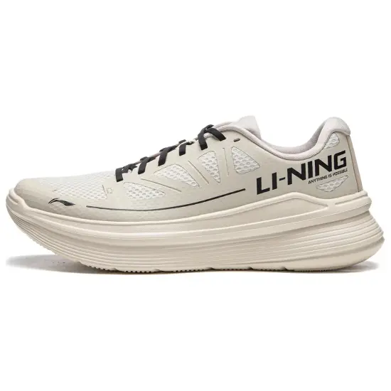 LINING Ling Yue Running Shoes Men Low-Top Silver Birch Gray
