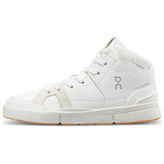 On ClubTHE ROGER Mid-Top Casual Shoes Women's White