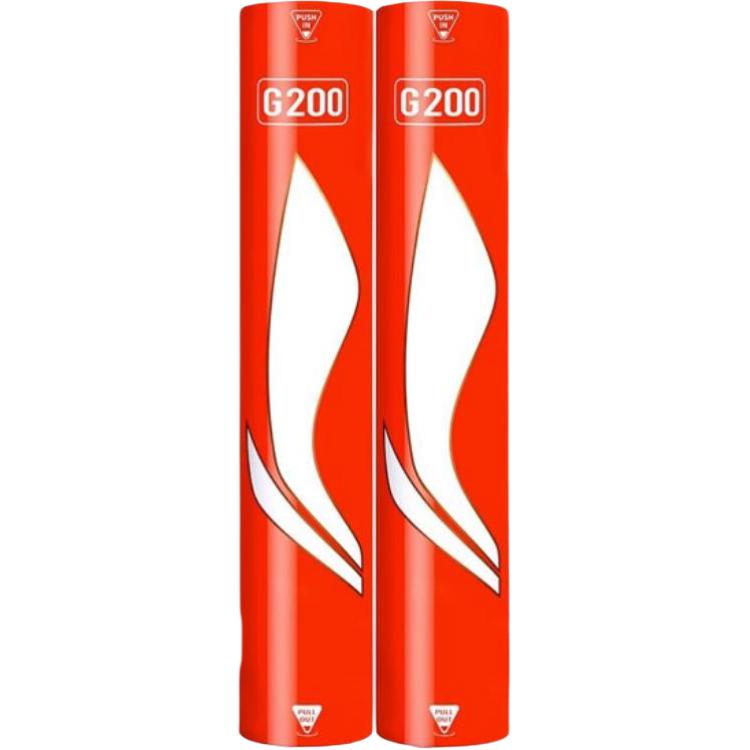 Li Ning G200 Goose Feather Shuttlecock 12 Pack Goose Feather Match Ball Shuttlecocks